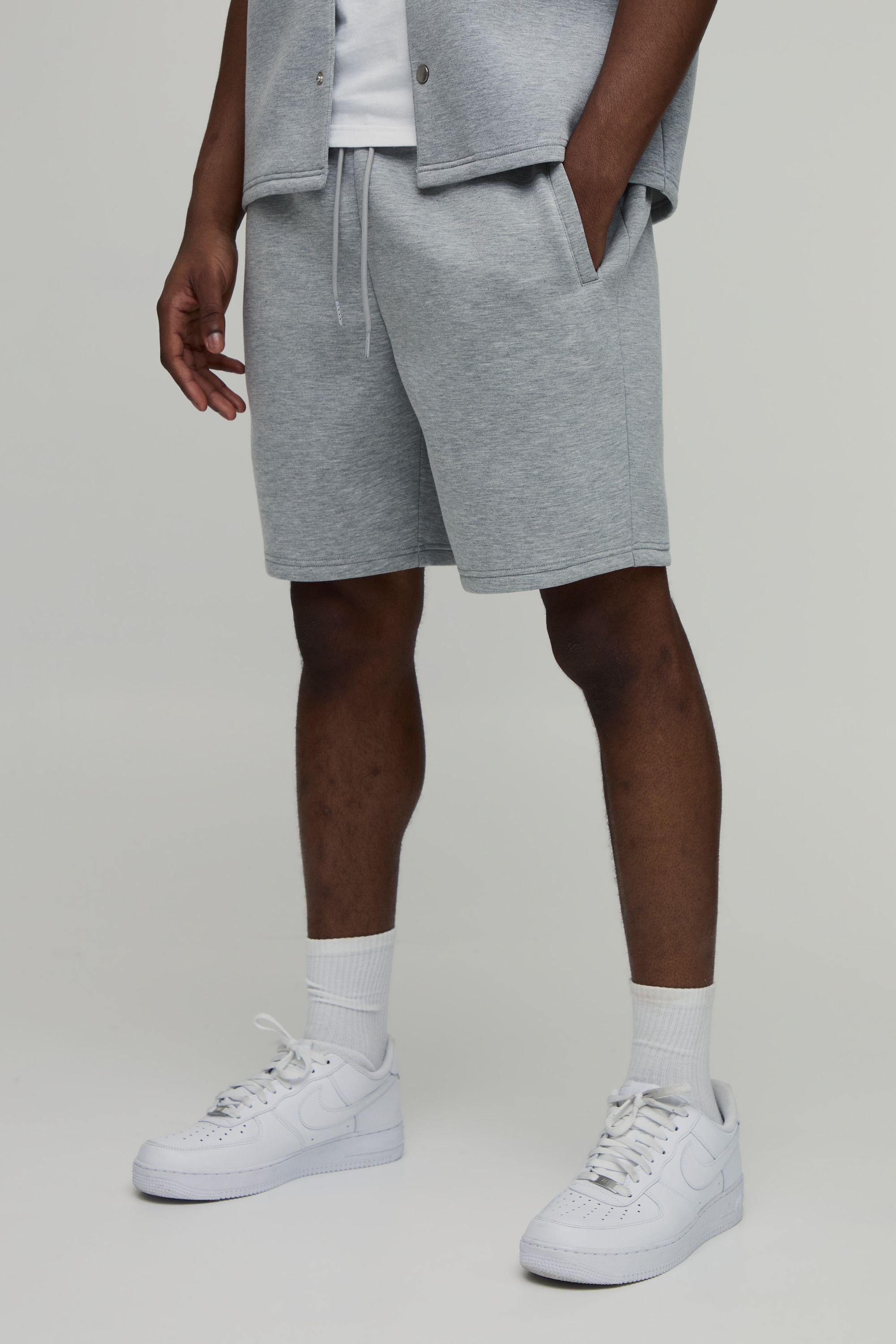 Regular Fit Scuba Jersey Shorts by BOOHOOMAN