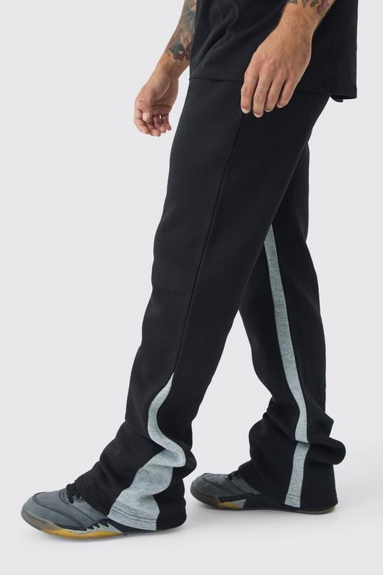 Regular Fit Stacked Fit Gusset Jogger by BOOHOOMAN