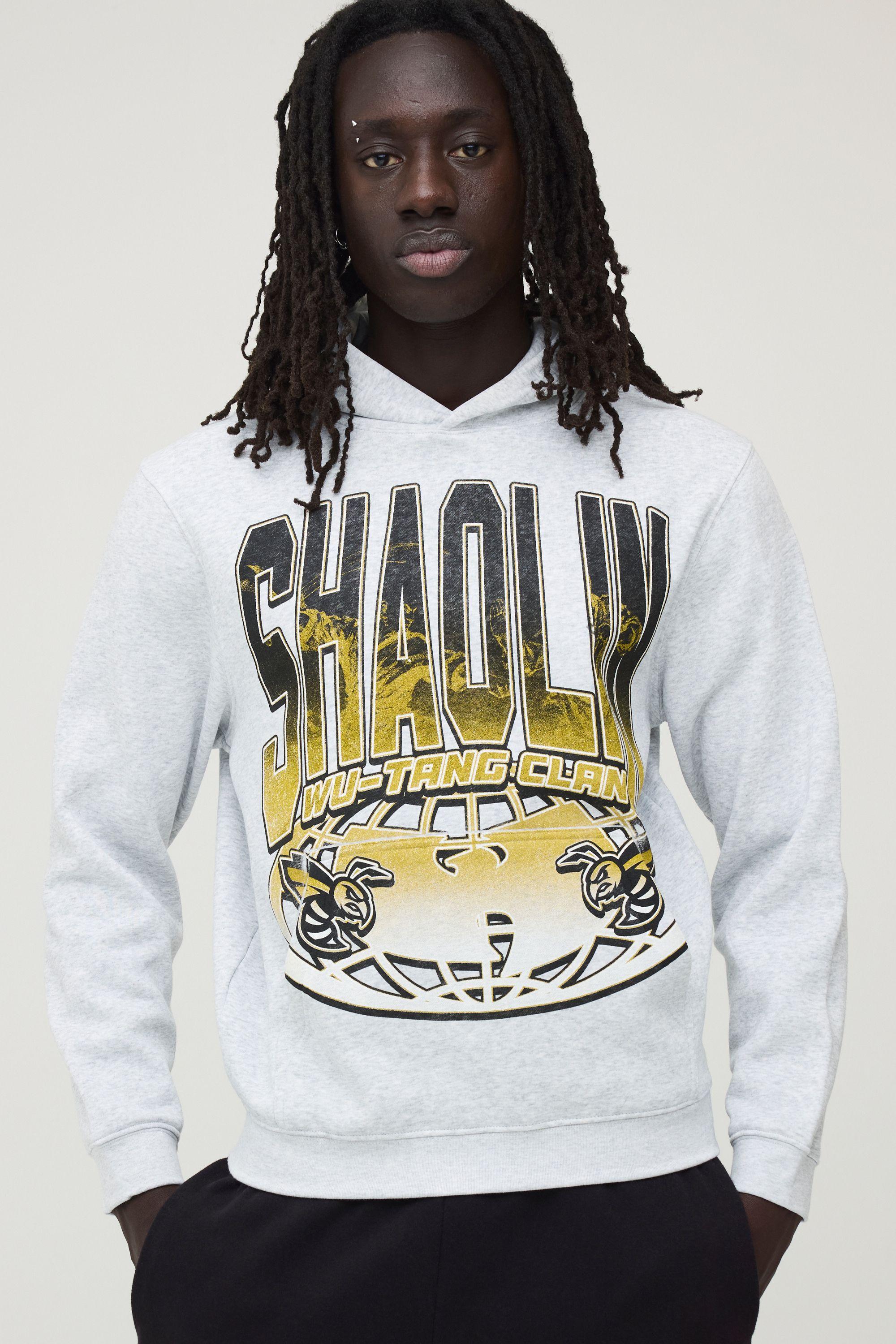 Regular Wu-Tang Licensed Print Hoodie by BOOHOOMAN