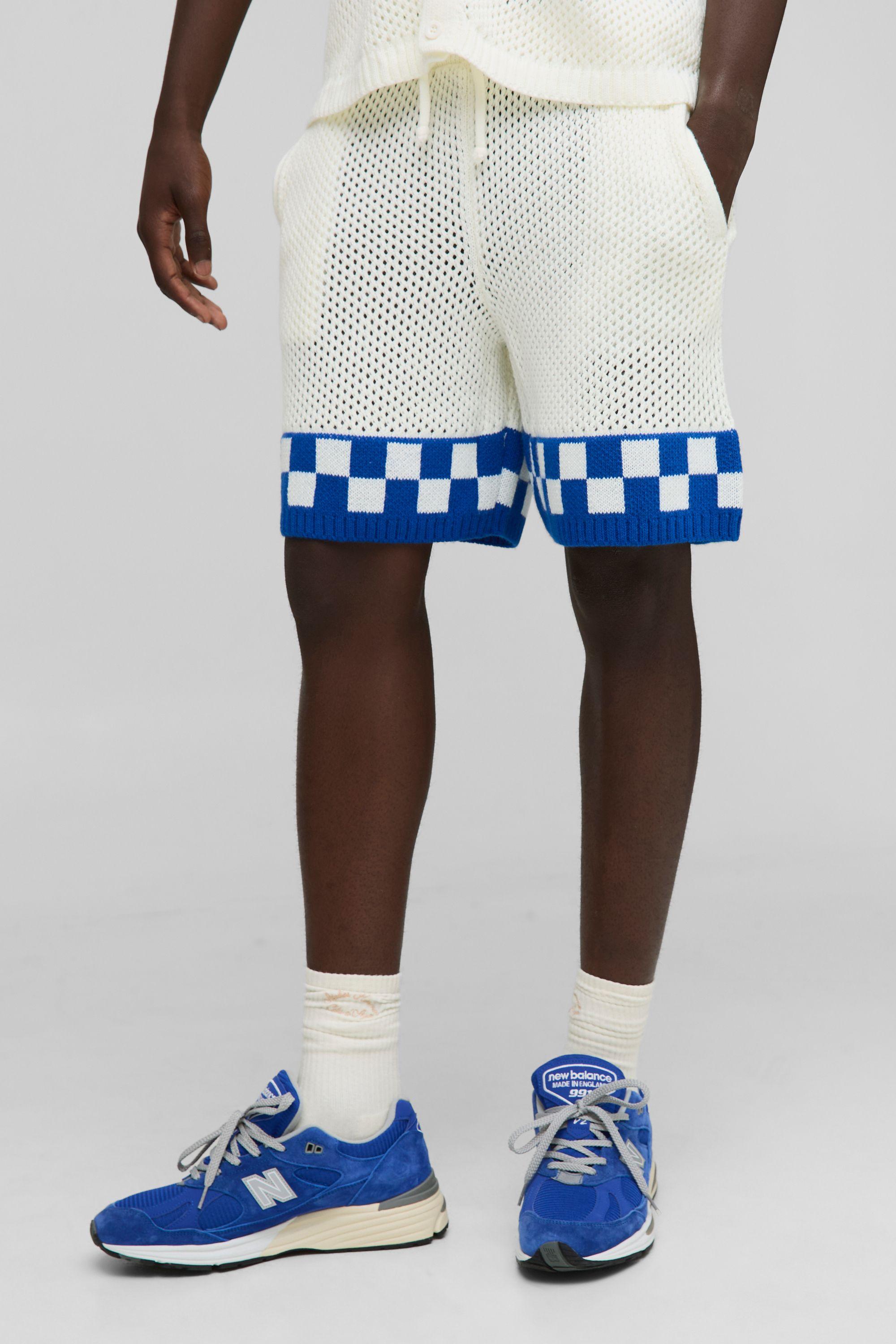 Relaxed Checkered Shorts by BOOHOOMAN
