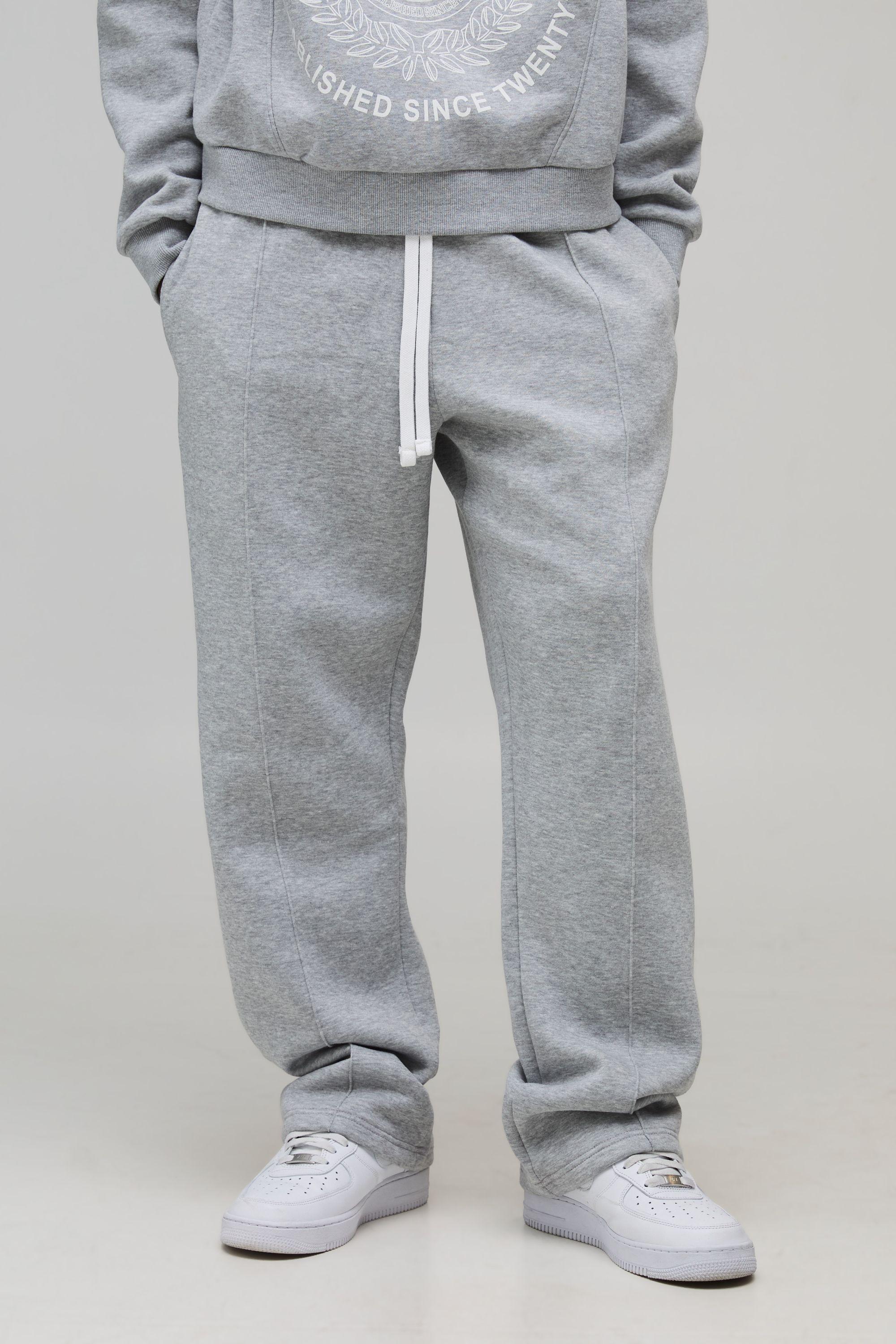 Relaxed Fit Pintuck Seam Detail Joggers by BOOHOOMAN