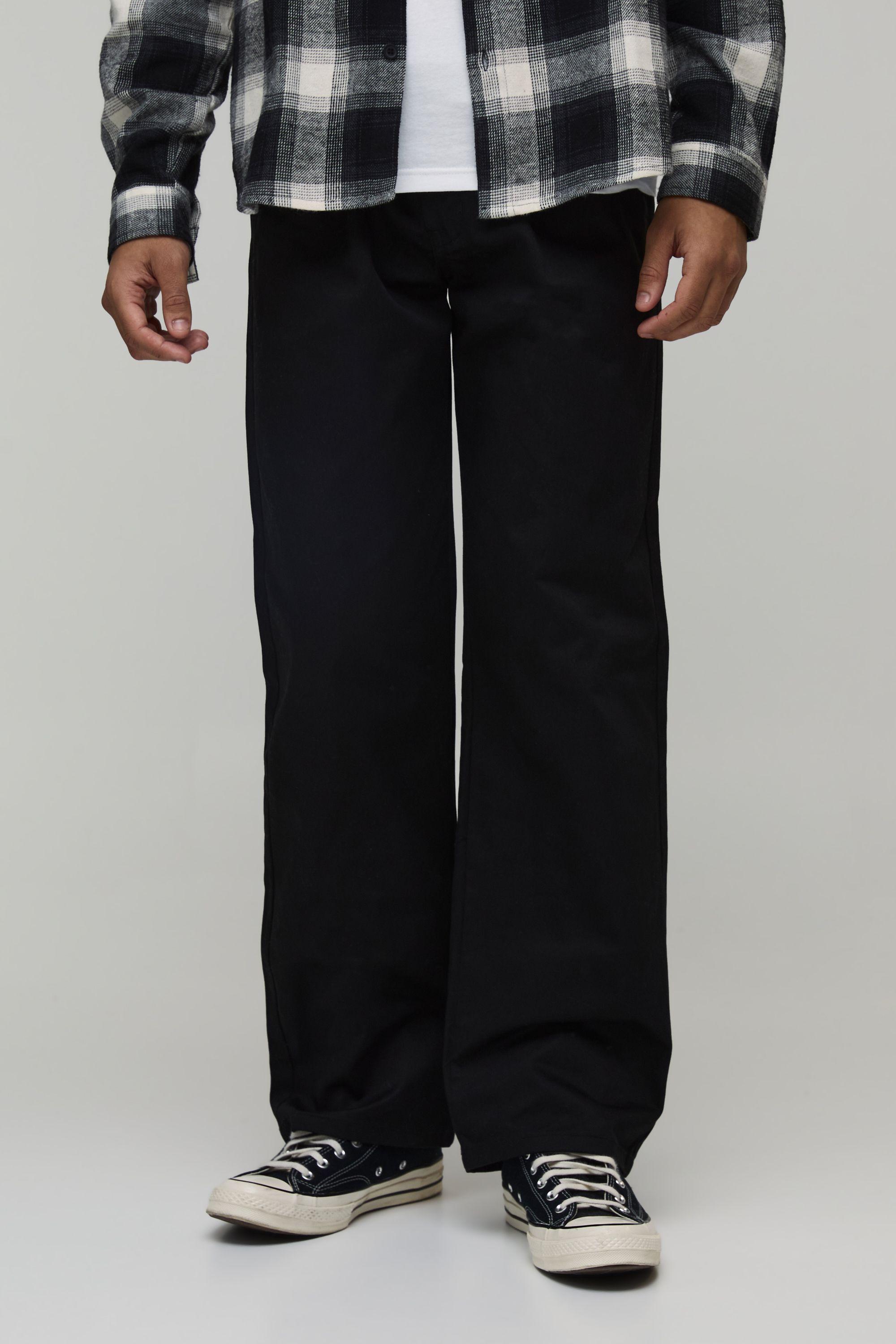 Relaxed Fit Pleat Front Work 365 Trouser by BOOHOOMAN