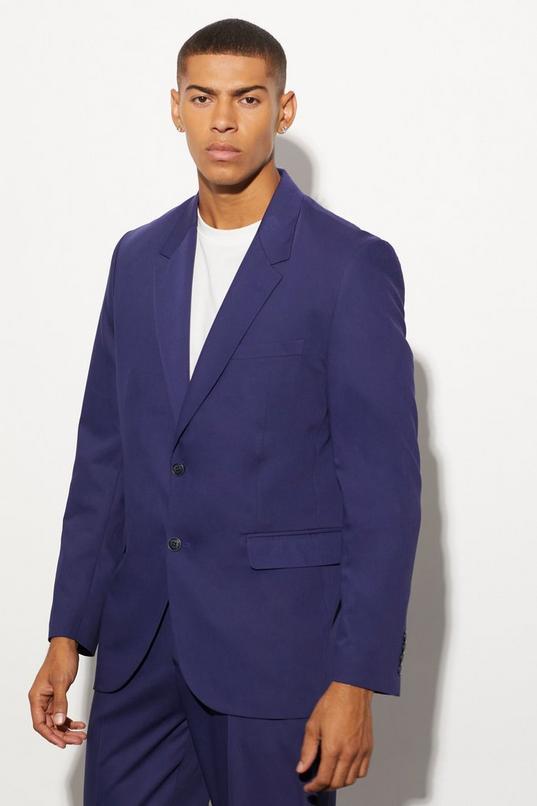 Relaxed Fit Single Breasted Suit Jacket by BOOHOOMAN