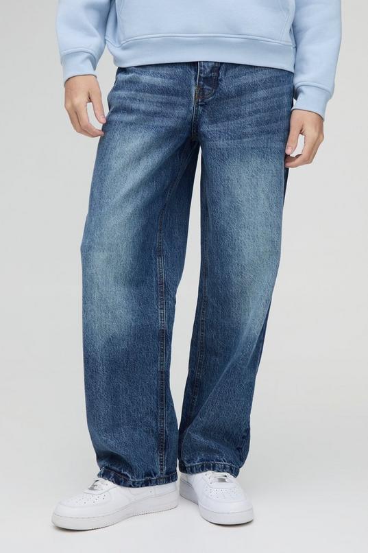 Relaxed Rigid Jeans by BOOHOOMAN
