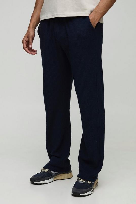 Relaxed Textured Knitted Jogger by BOOHOOMAN