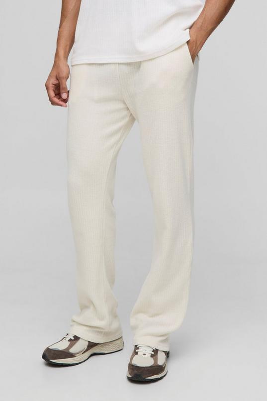 Relaxed Textured Knitted Jogger by BOOHOOMAN