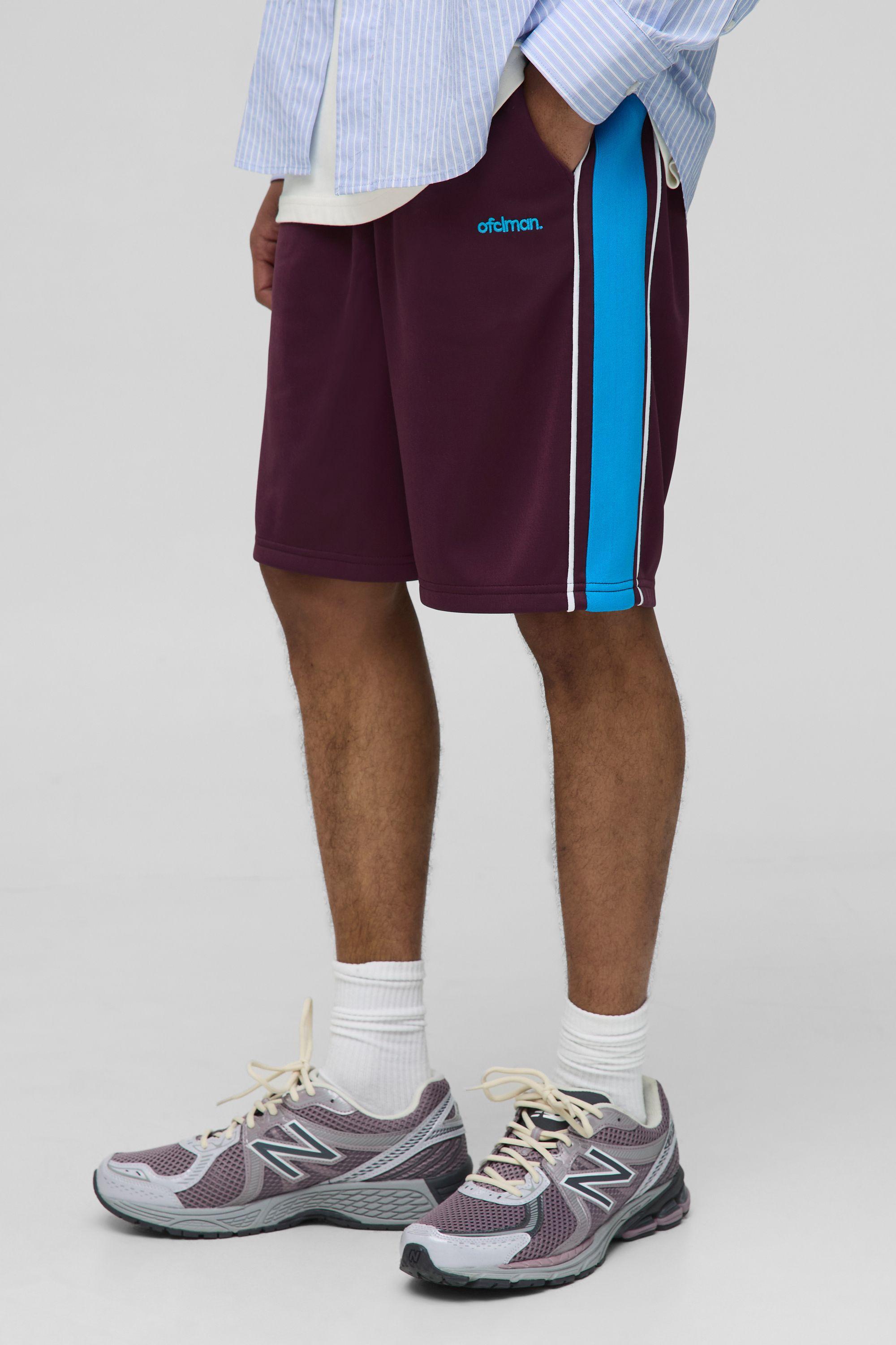 Relaxed Tricot Mid Length Shorts by BOOHOOMAN