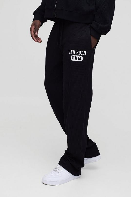 Relaxed Waffle Jogger by BOOHOOMAN