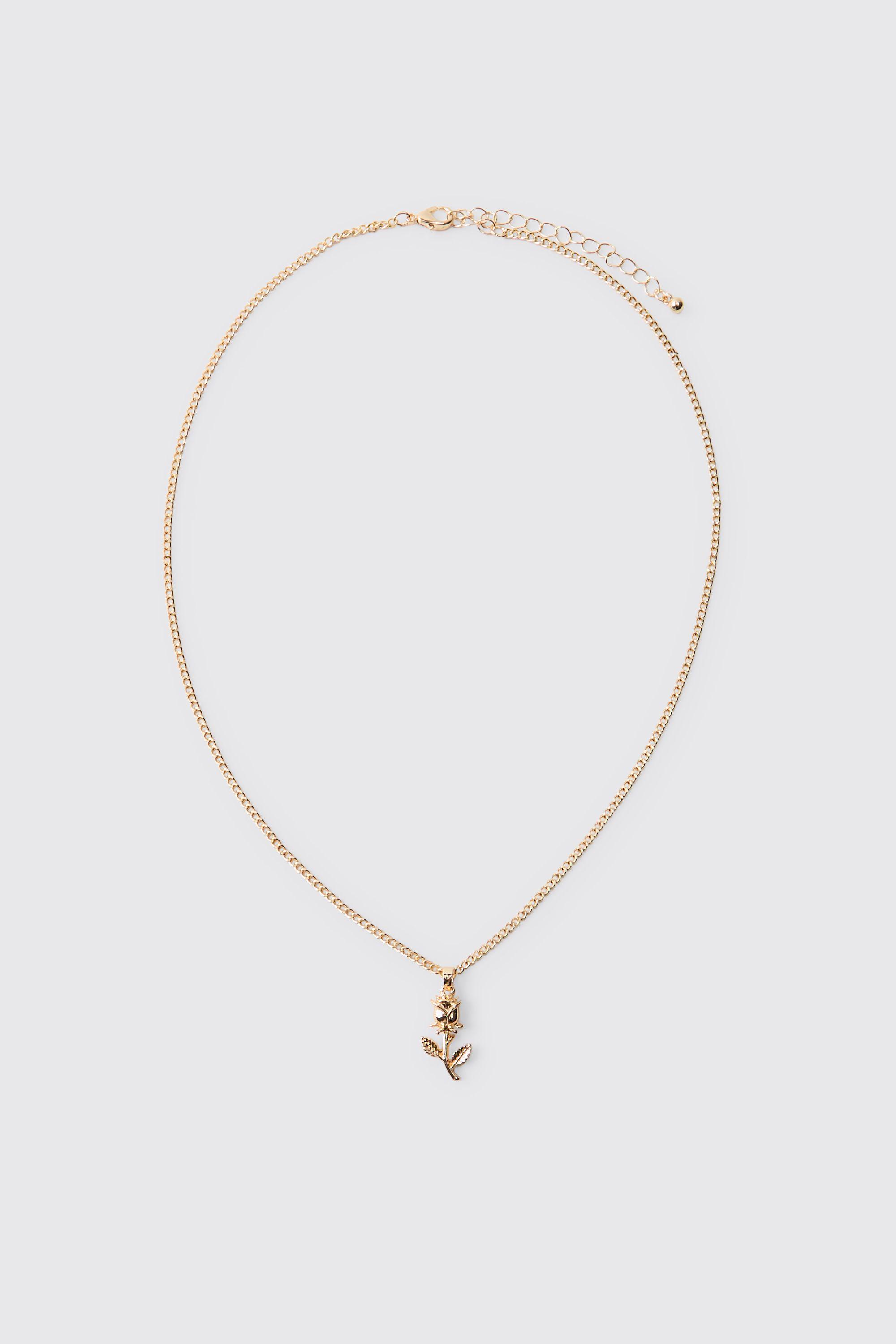 Rose Necklace by BOOHOOMAN