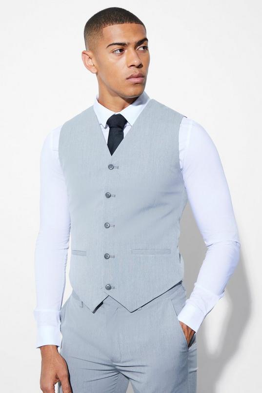 Skinny Waistcoat by BOOHOOMAN