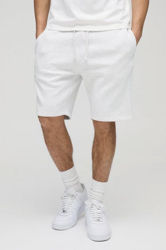 Slim Fit Mid Length Basic Shorts by BOOHOOMAN