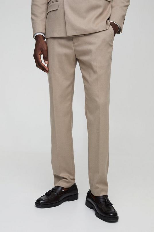 Slim Fit Textured Tailored Trouser by BOOHOOMAN
