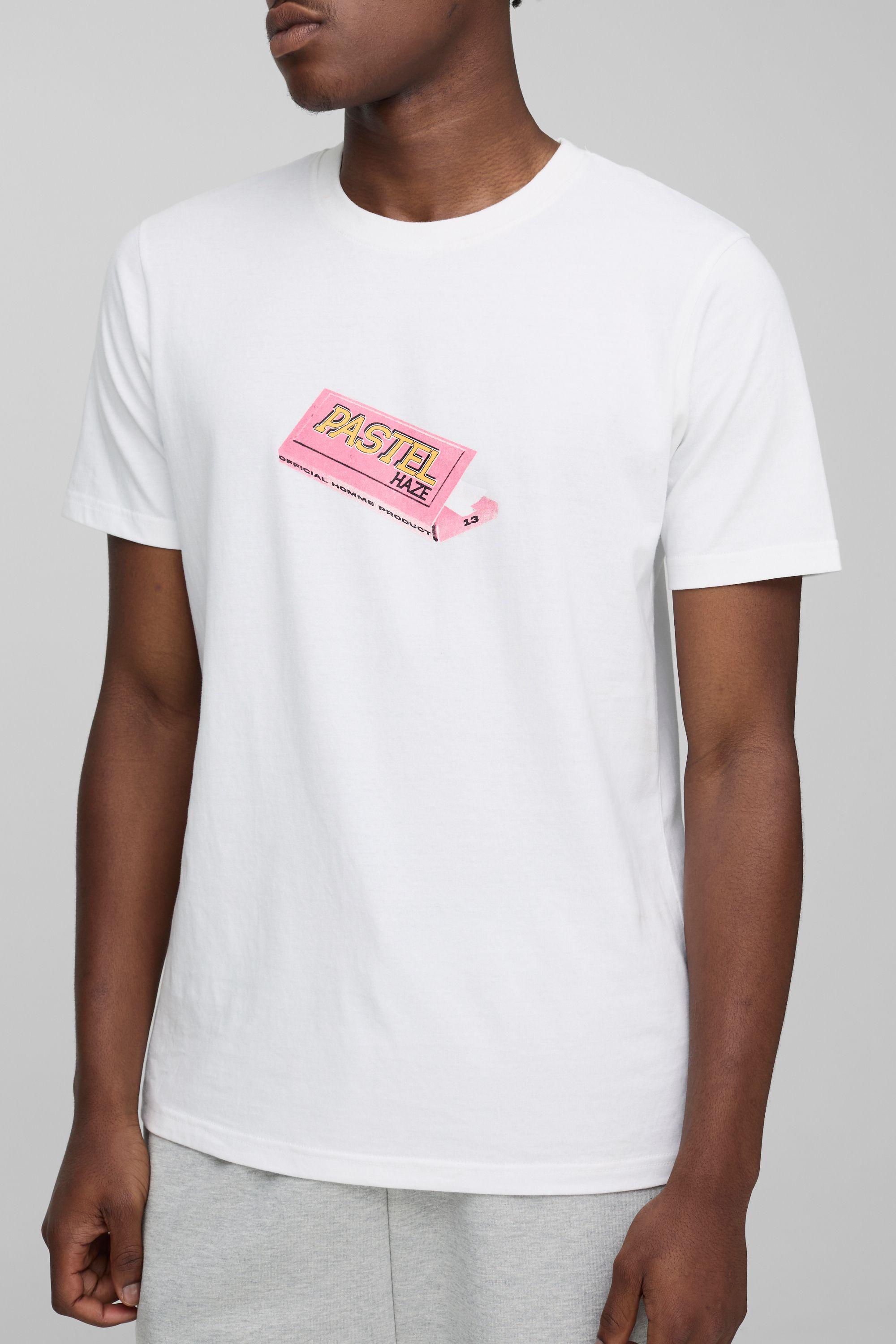 Slim Graphic T-Shirt by BOOHOOMAN