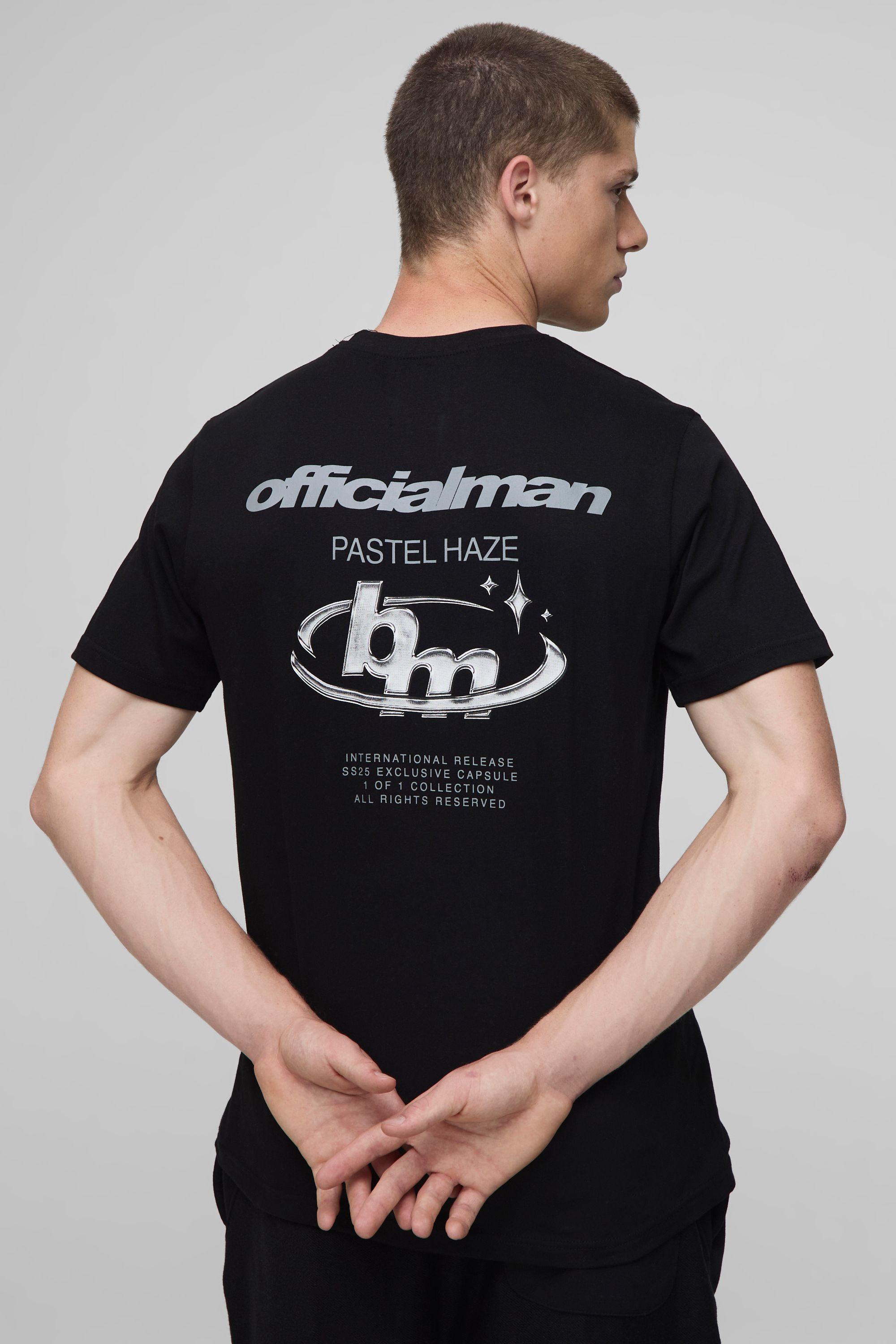 Slim Official MAN Graphic T-Shirt by BOOHOOMAN