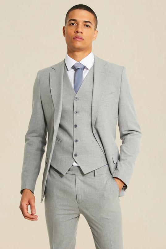 Super Skinny Single Breasted Suit Jacket by BOOHOOMAN