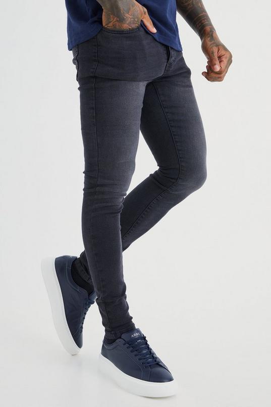 Super Skinny Stretch Jeans by BOOHOOMAN