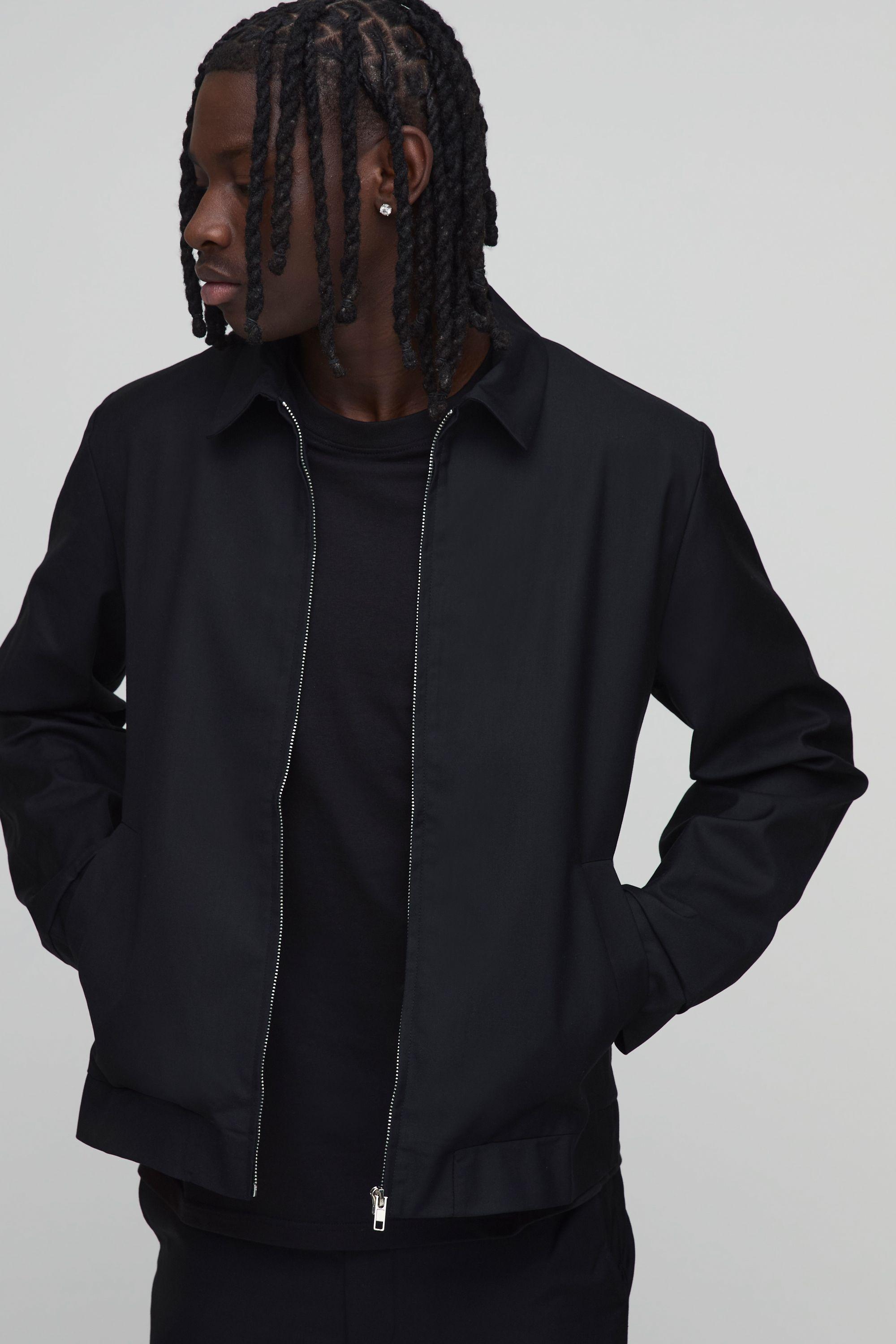 Tailored Regular Fit Zip Collared Co-Ord Jacket by BOOHOOMAN