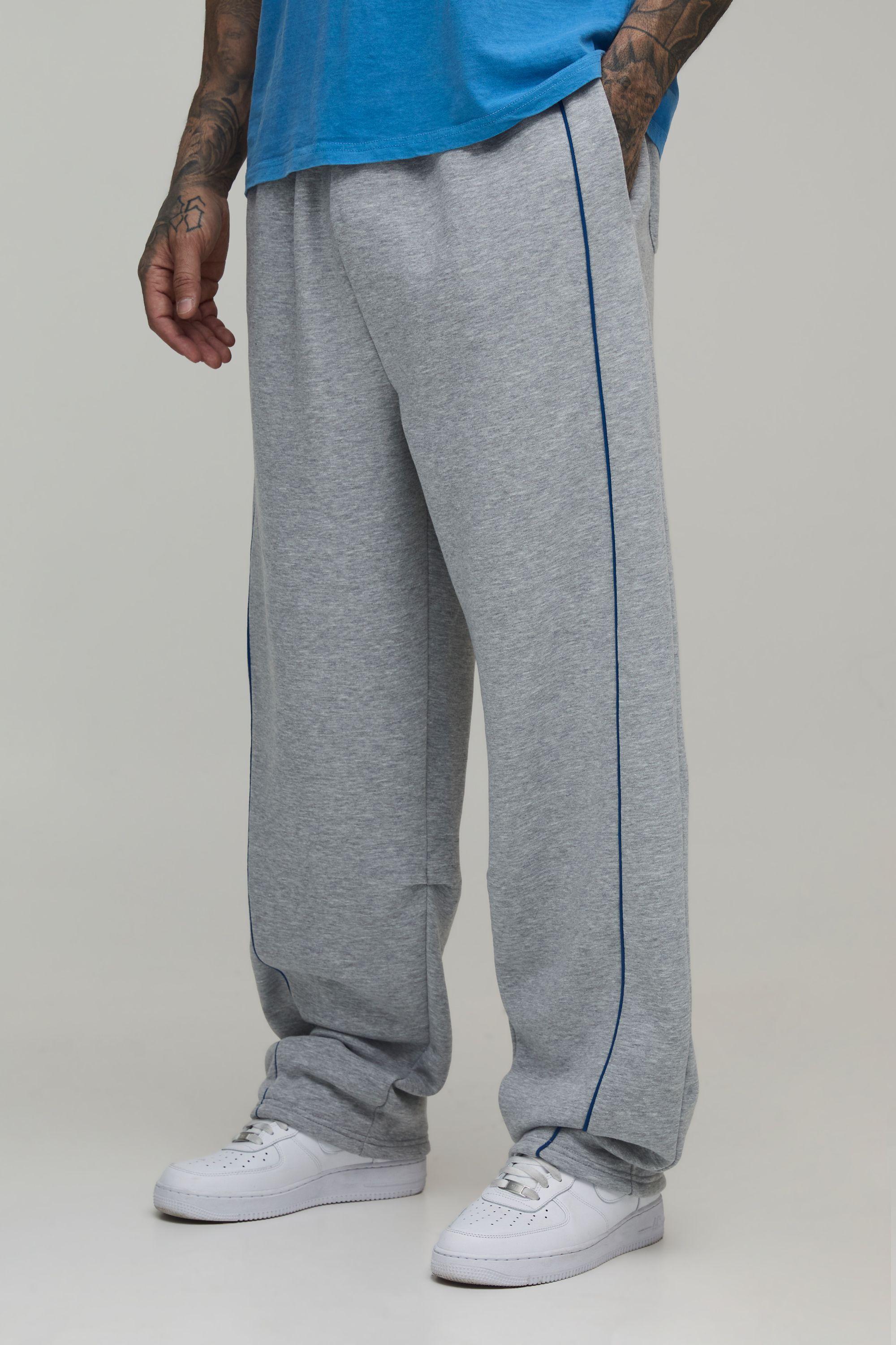Tall Balloon Fit Piping Jogger by BOOHOOMAN