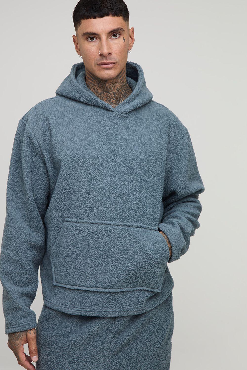 Tall Borg Oversized Boxy Hoodie by BOOHOOMAN