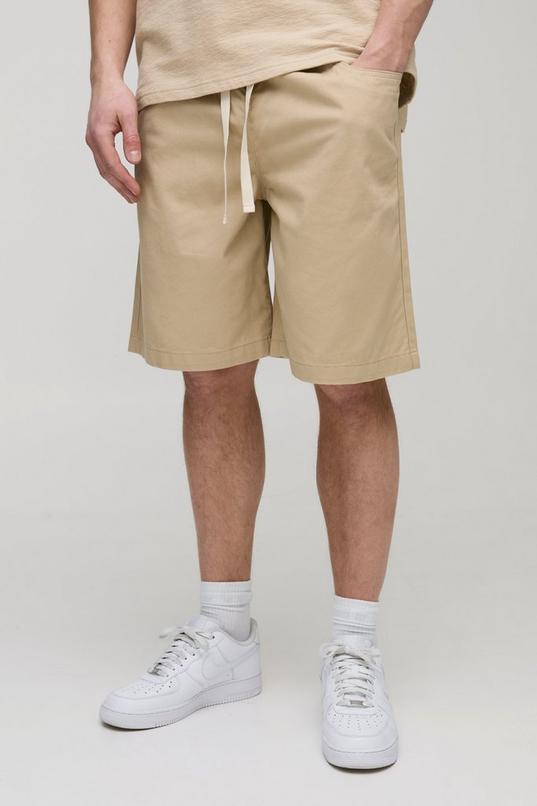 Tall Elasticated Waist Baggy Shorts by BOOHOOMAN