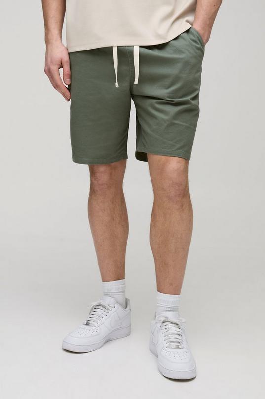 Tall Elasticated Waist Slim Fit Shorts by BOOHOOMAN