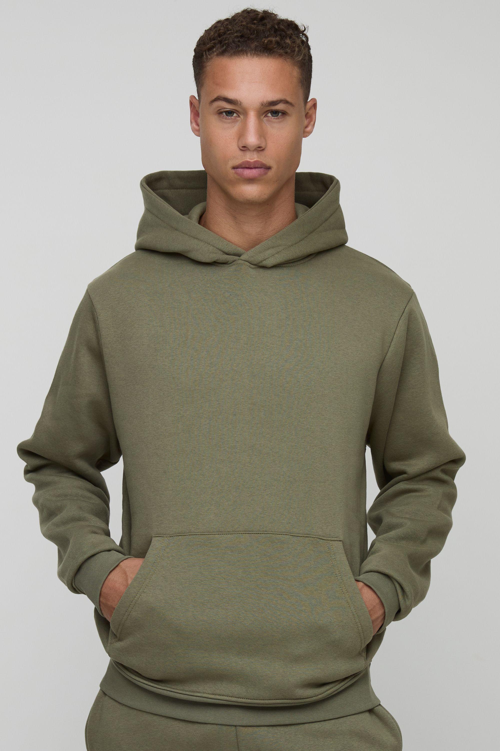Tall Essential Regular Fit Over the Head Hoodie by BOOHOOMAN
