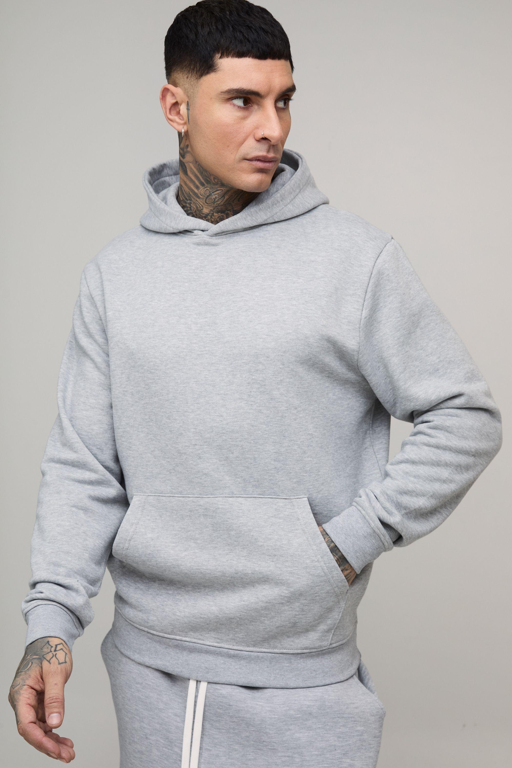 Tall Essential Regular Fit Over the Head Hoodie by BOOHOOMAN