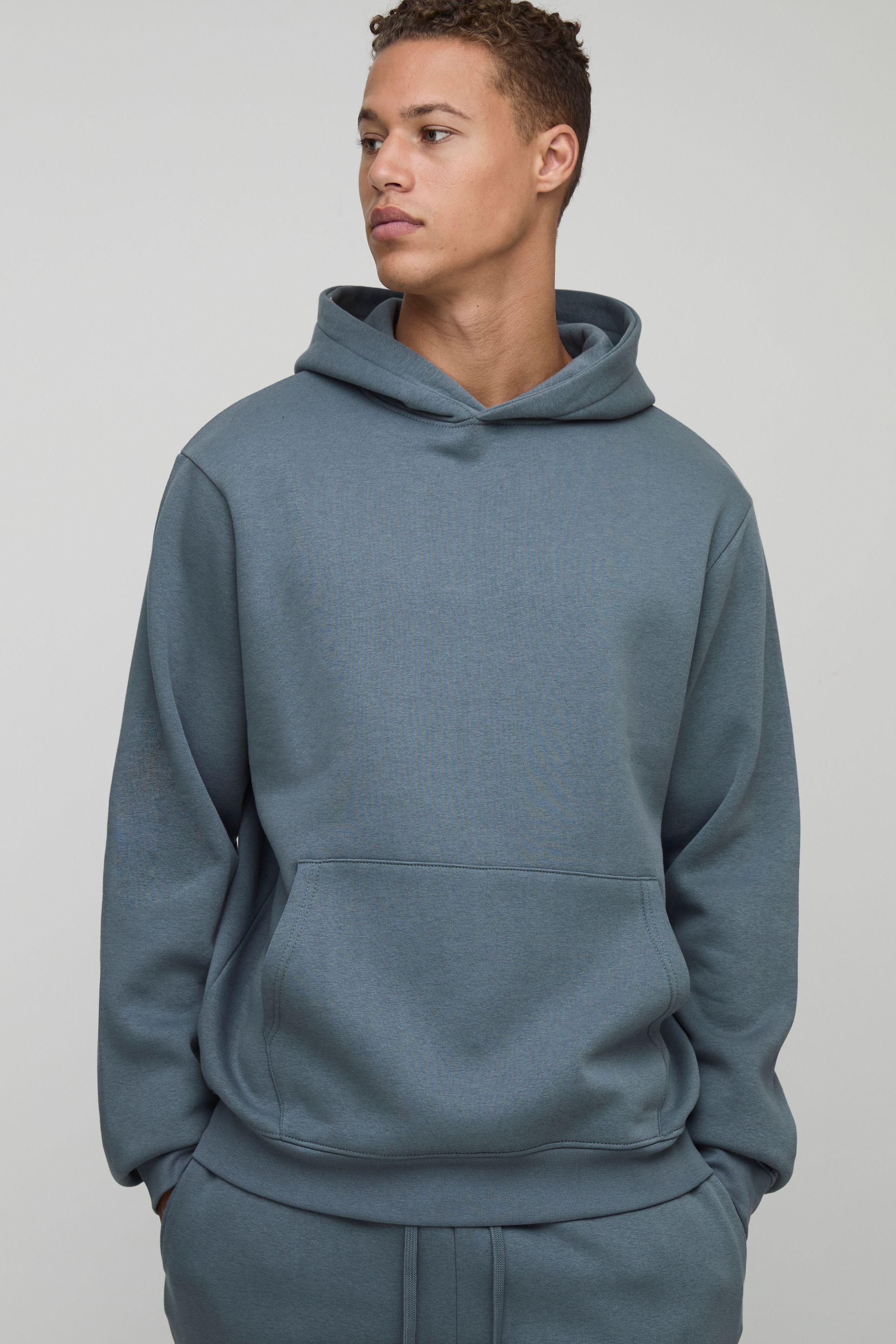 Tall Essential Regular Fit Over the Head Hoodie by BOOHOOMAN