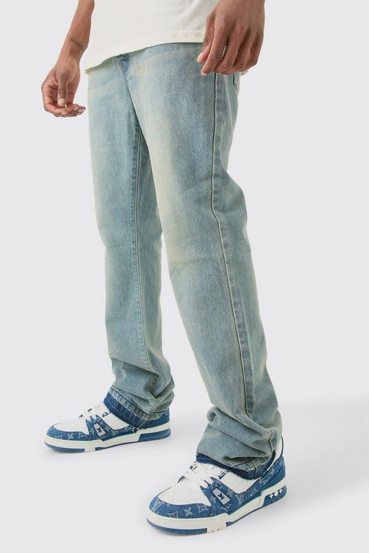 Tall Flared Rigid Jeans by BOOHOOMAN