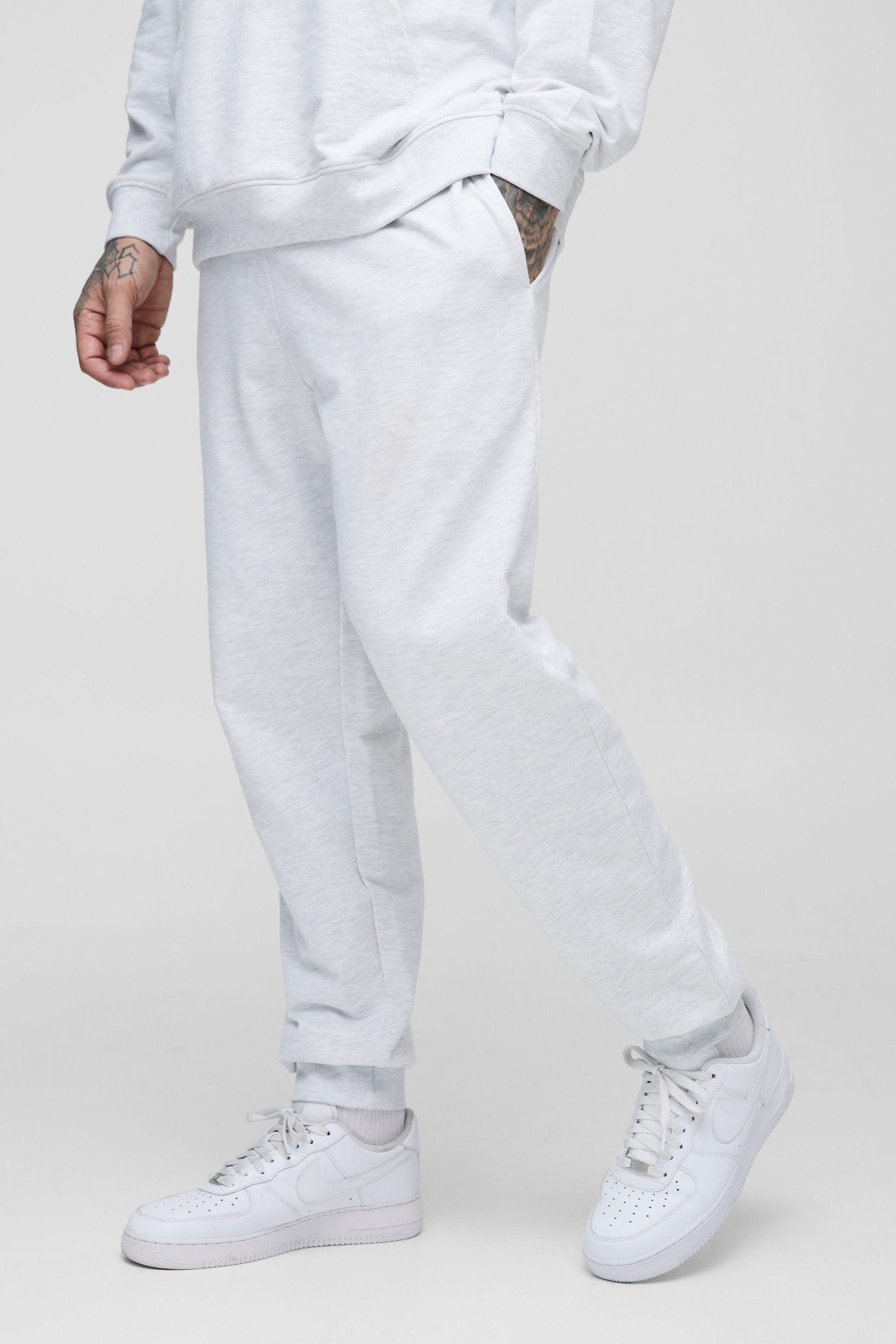 Tall Lightweight Loopback Regular Fit Basic Joggers by BOOHOOMAN Tall Lightweight Loopback Regular Fit Basic Joggers by BOOHOOMAN