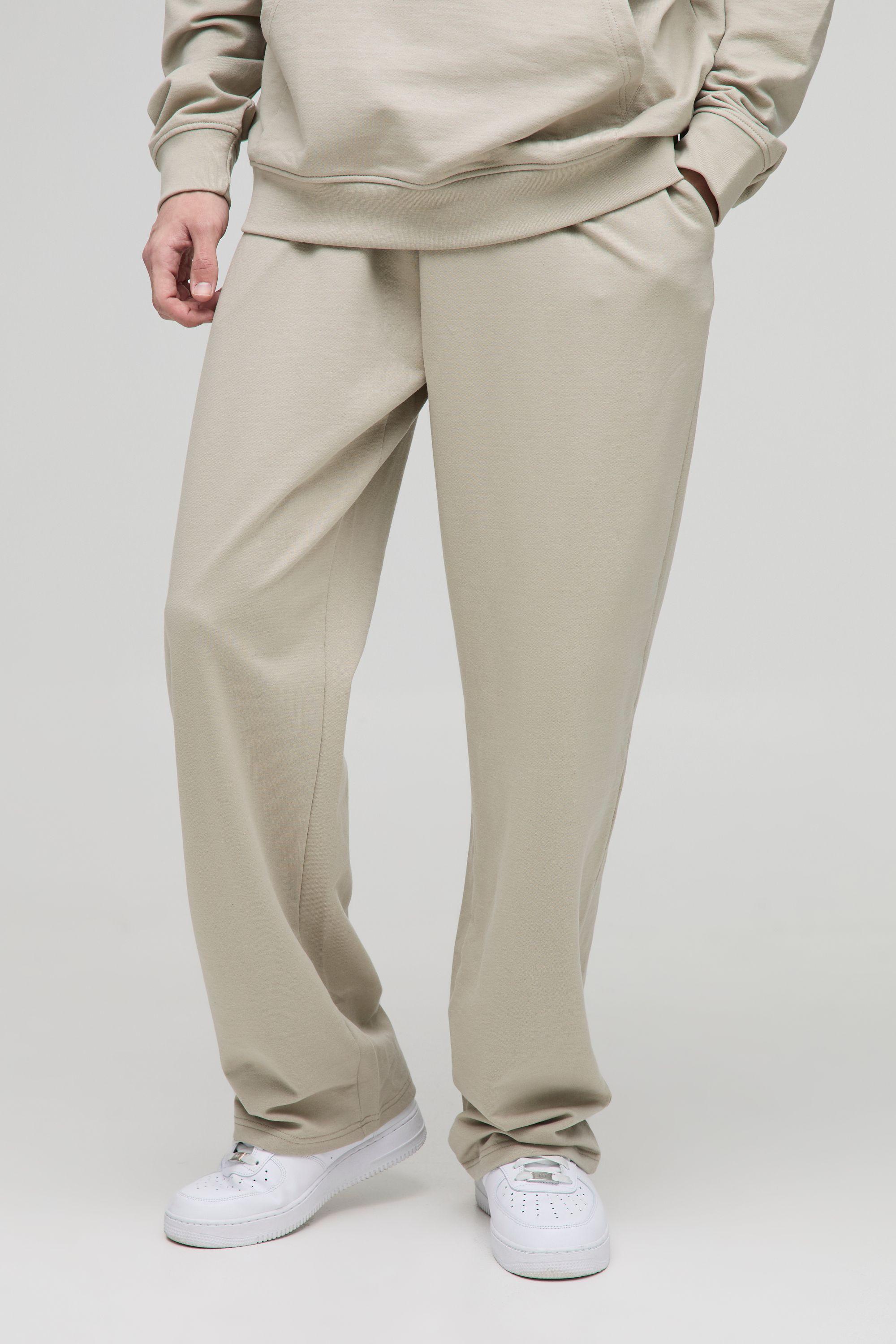 Tall Lightweight Loopback Straight Fit Basic Joggers by BOOHOOMAN Tall Lightweight Loopback Straight Fit Basic Joggers by BOOHOOMAN