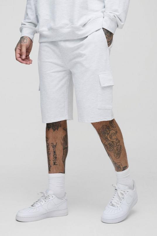 Tall Lightweight Regular Fit Basic Cargo Shorts by BOOHOOMAN