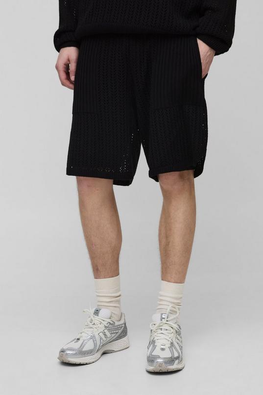 Tall Open Stitch Relaxed Basketball Shorts by BOOHOOMAN