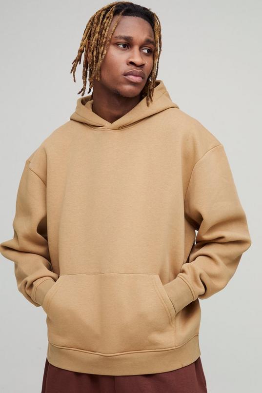 Tall Oversized Boxy Basic Hoodie by BOOHOOMAN