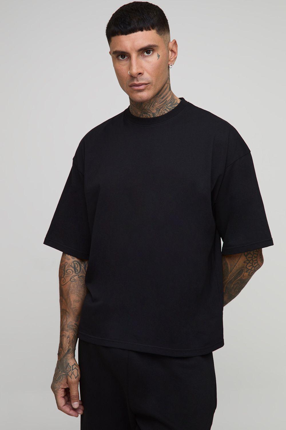 Tall Oversized Boxy Basic T-shirt by BOOHOOMAN