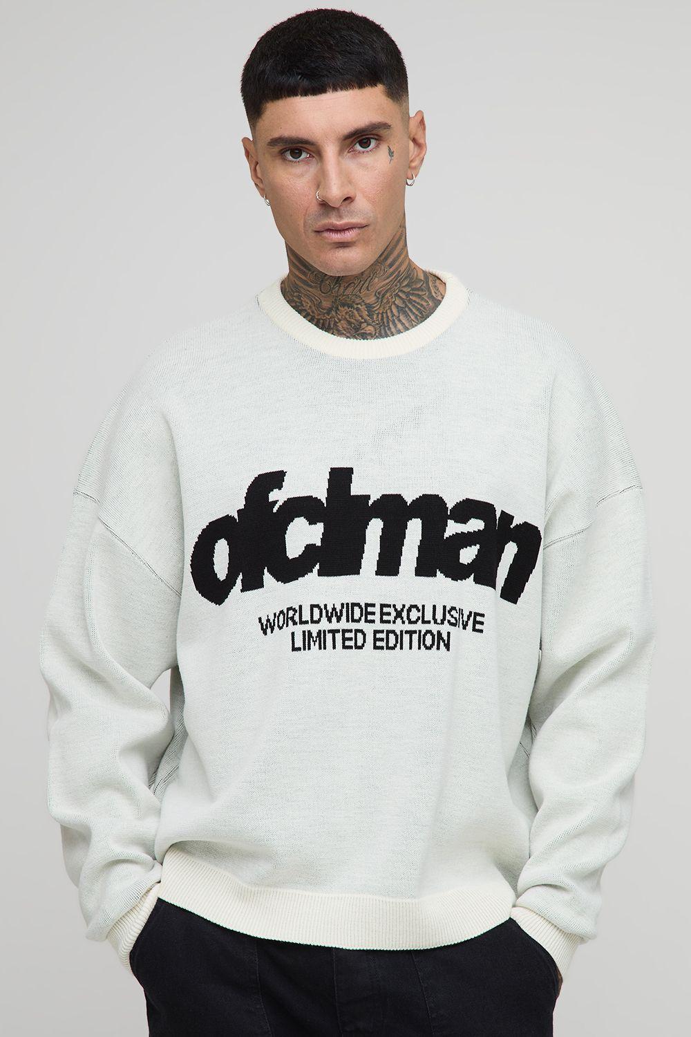 Tall Oversized Boxy Knitted Jumper by BOOHOOMAN