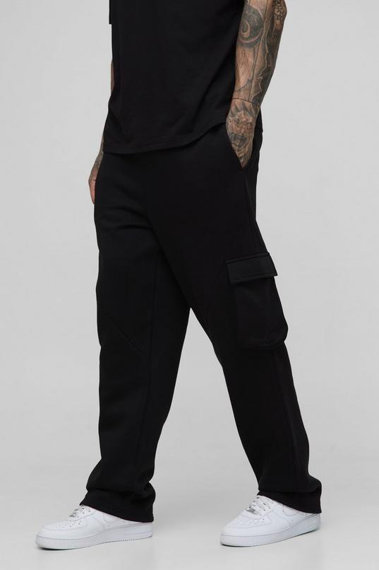 Tall Oversized Drop Crotch Cargo Joggers by BOOHOOMAN