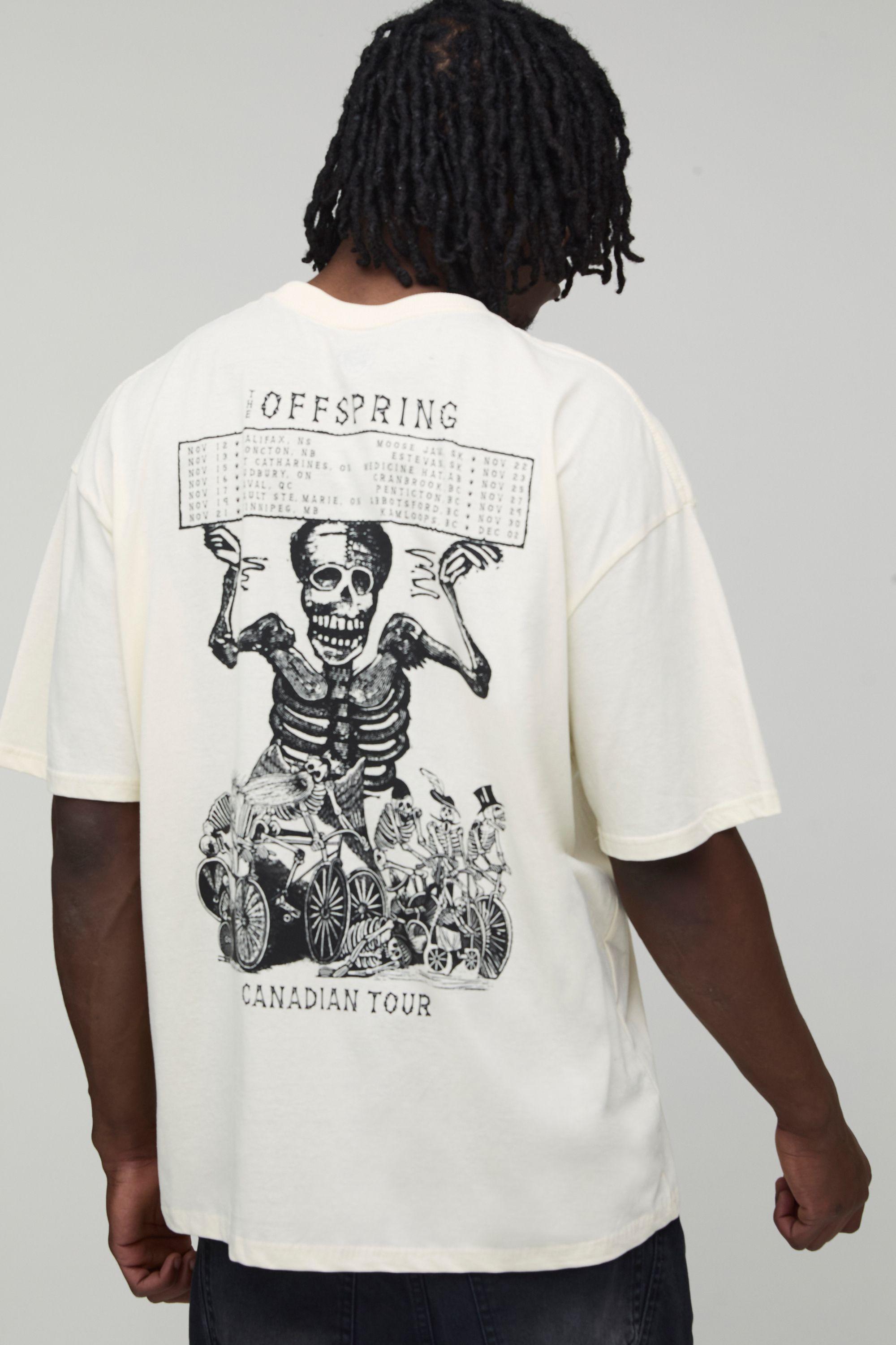 Tall Oversized The Offspring License Printed T-Shirt by BOOHOOMAN