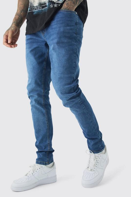 Tall Skinny Stretch Jeans by BOOHOOMAN
