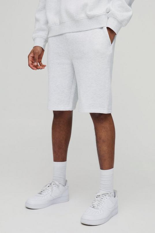 Tall Slim Fit Mid Length Basic Shorts by BOOHOOMAN