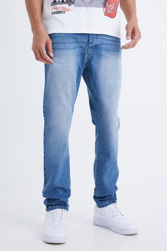 Tall Slim Rigid Jeans by BOOHOOMAN