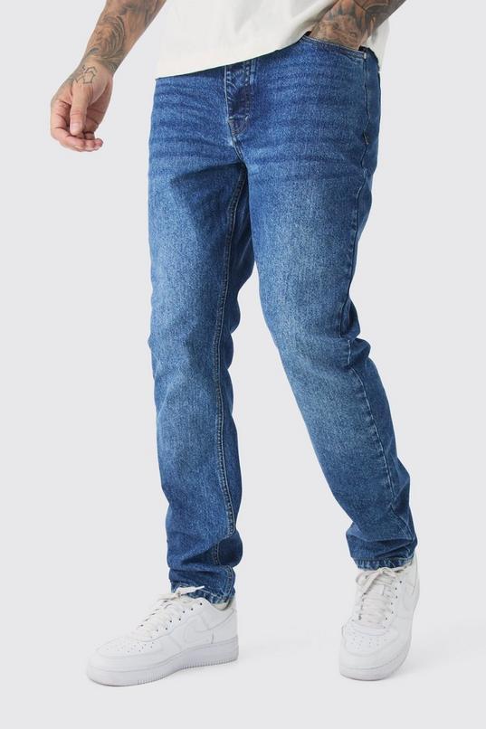 Tall Slim Rigid Jeans by BOOHOOMAN