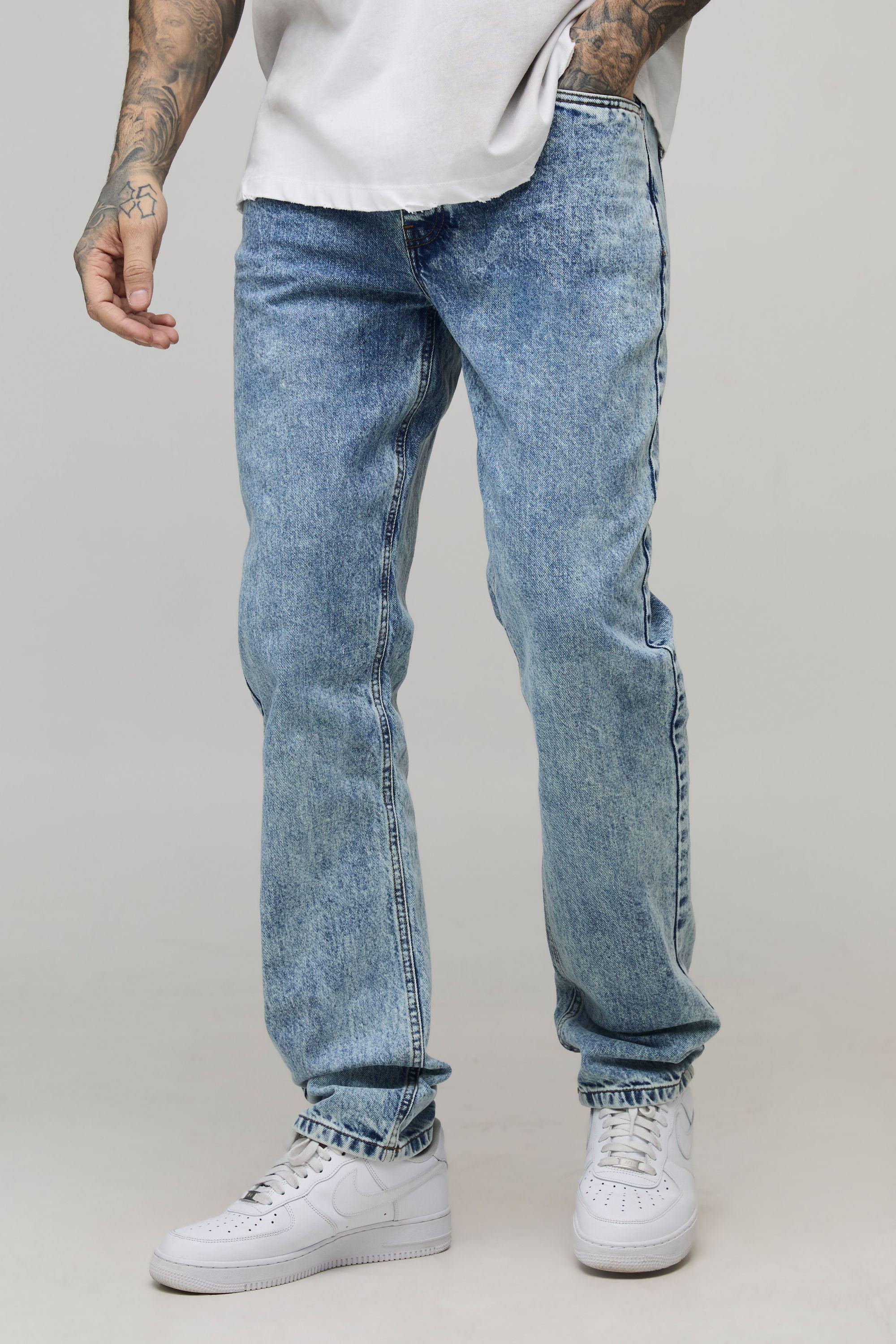 Tall Slim Rigid Jeans by BOOHOOMAN