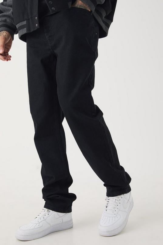 Tall Straight Rigid Jeans by BOOHOOMAN