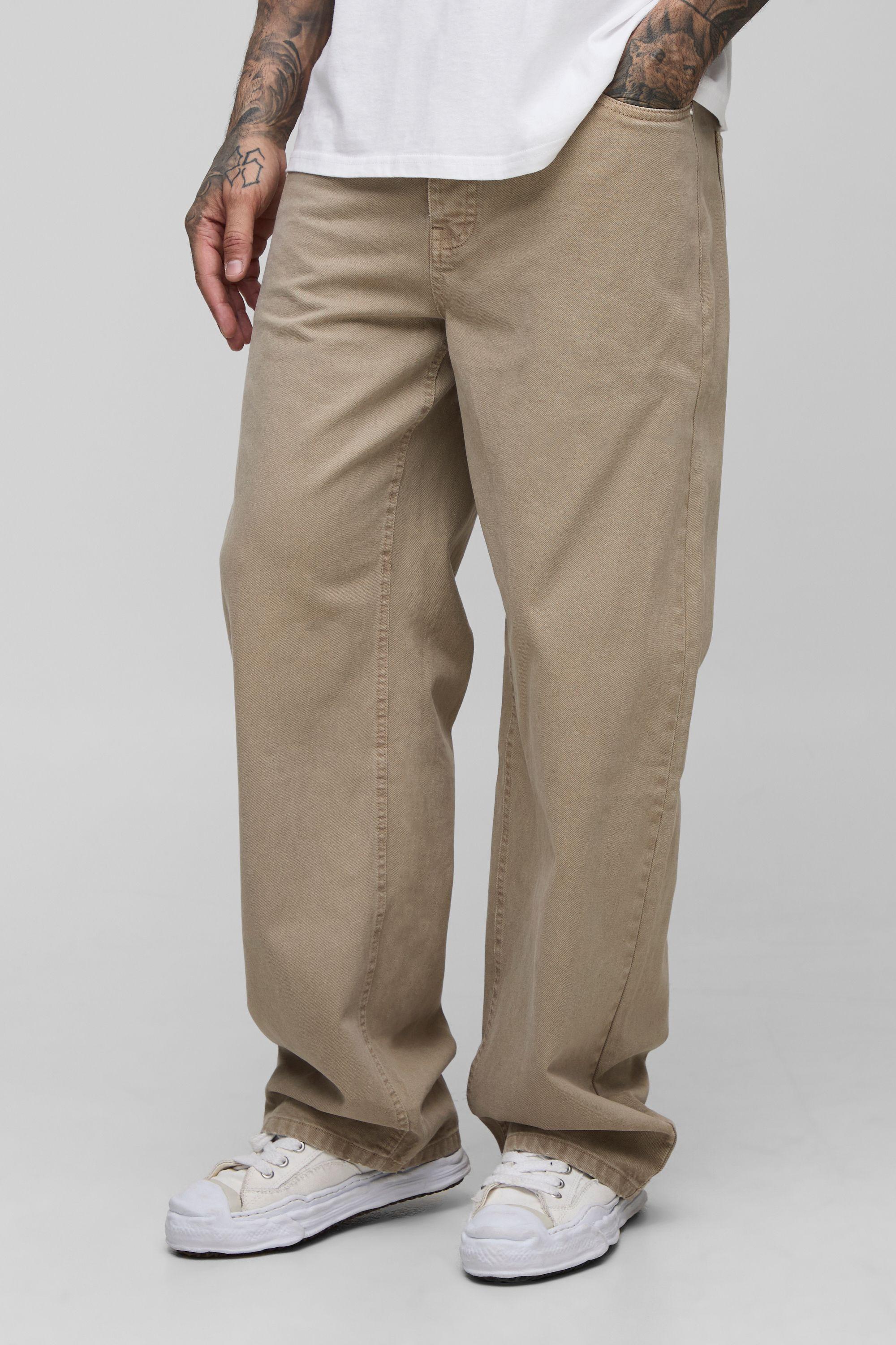Tall Washed Relaxed Fit Jeans by BOOHOOMAN