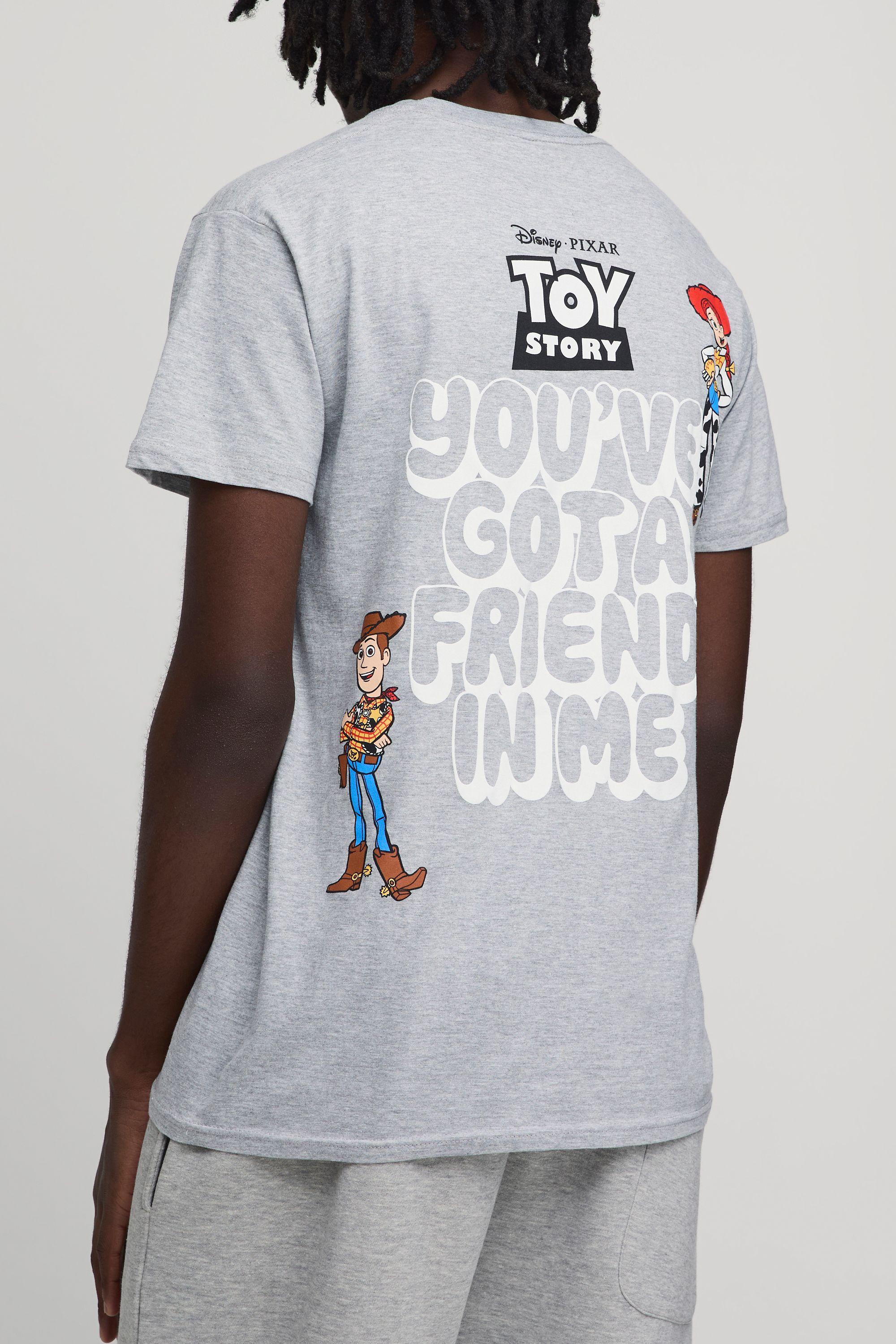 Toy Story You've Got A Friend Oversized License Print T-shirt by BOOHOOMAN