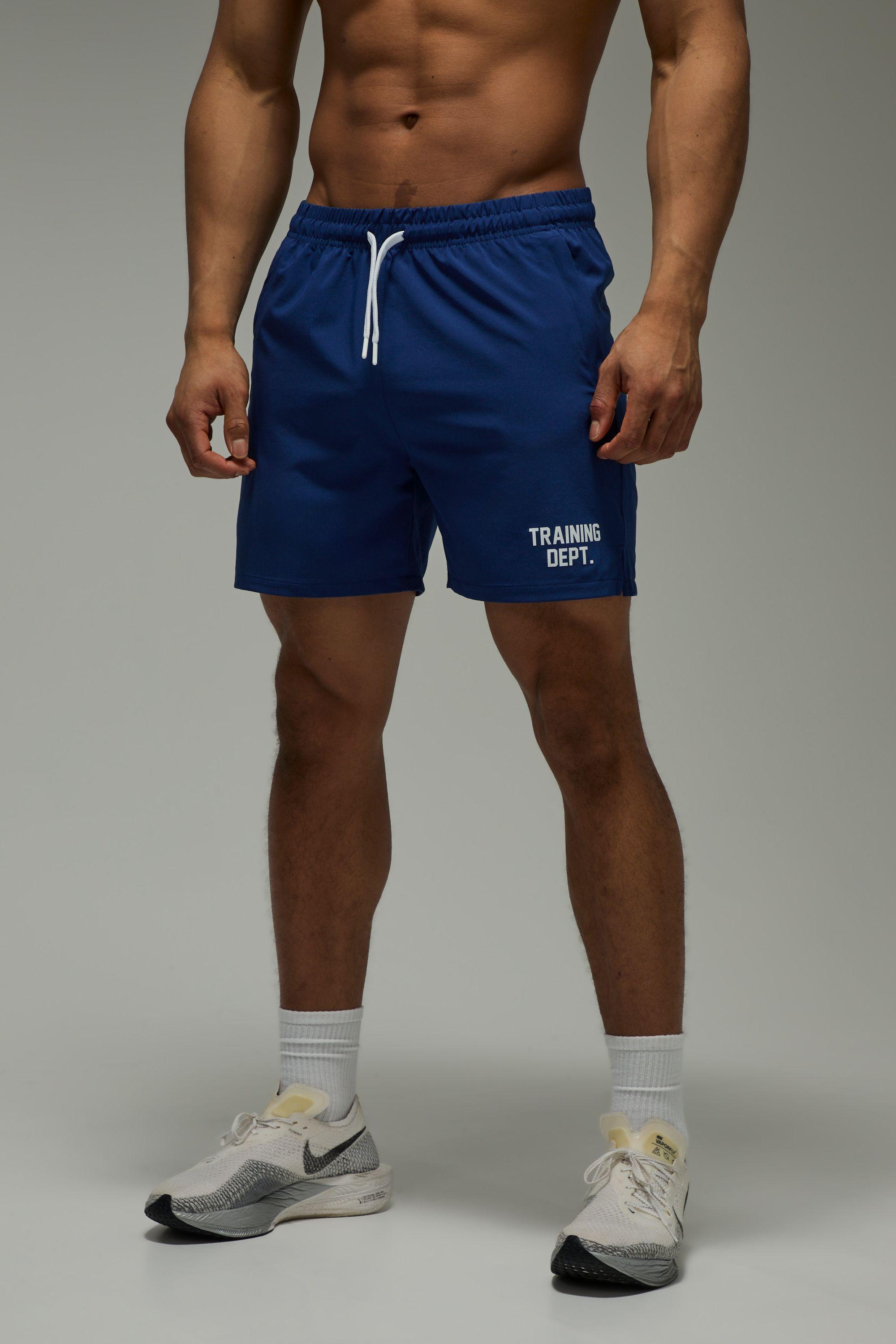 Training Dept 5inch Stretch Woven Short by BOOHOOMAN