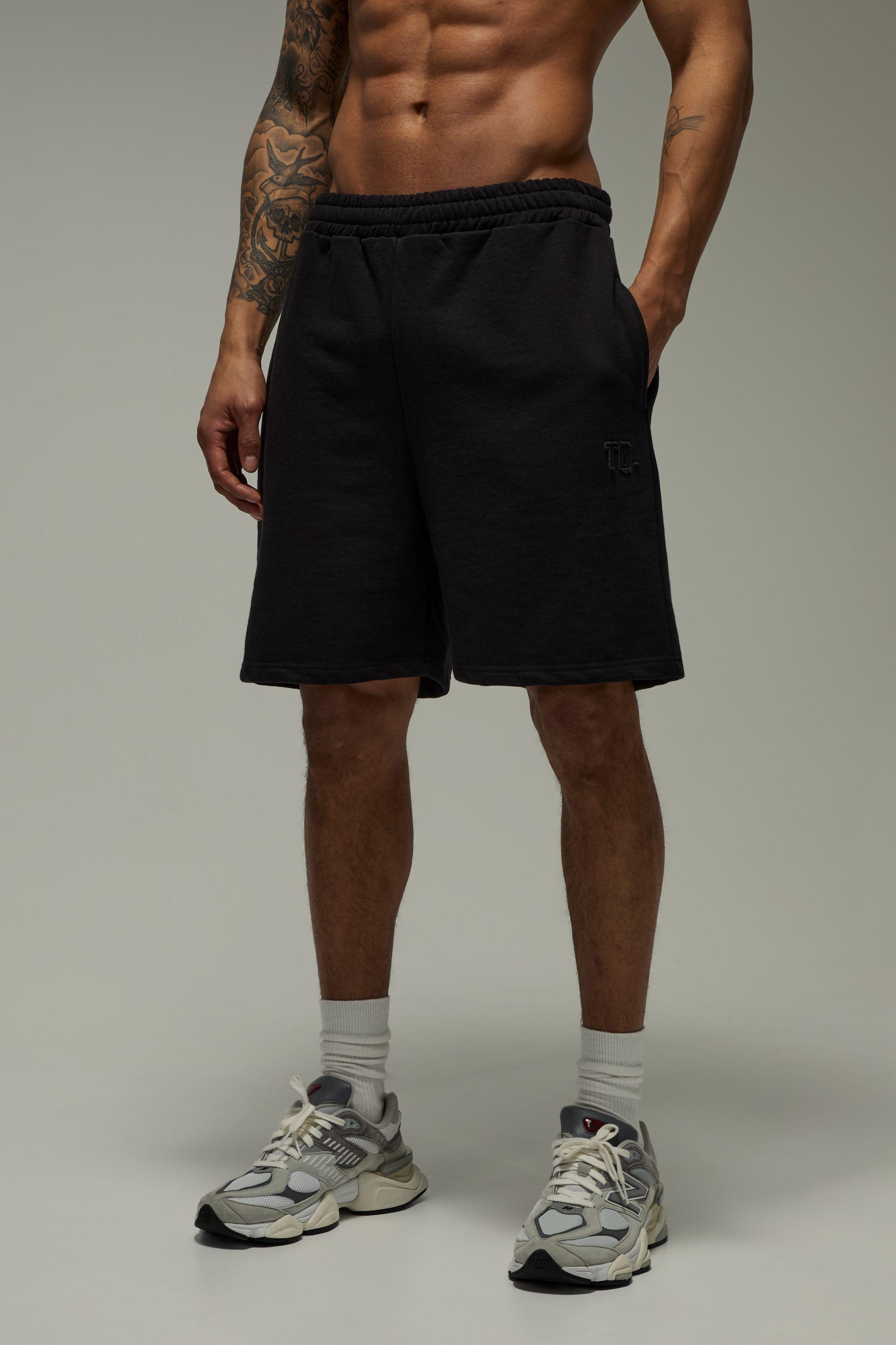Training Dept Premium Heavyweight 420gsm Loopback Loose Fit Short by BOOHOOMAN