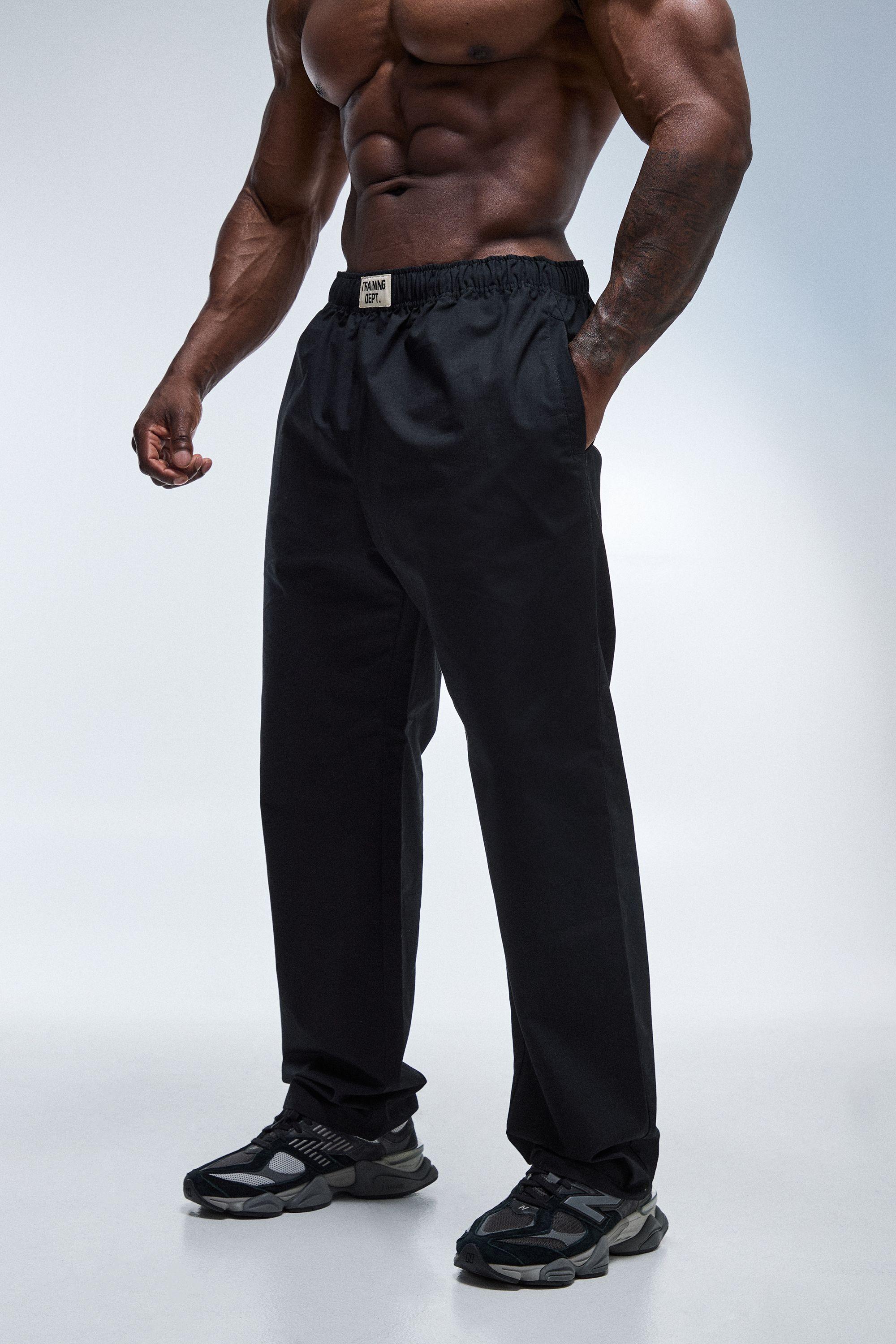 Training Dept Straight Leg Pump Pant by BOOHOOMAN