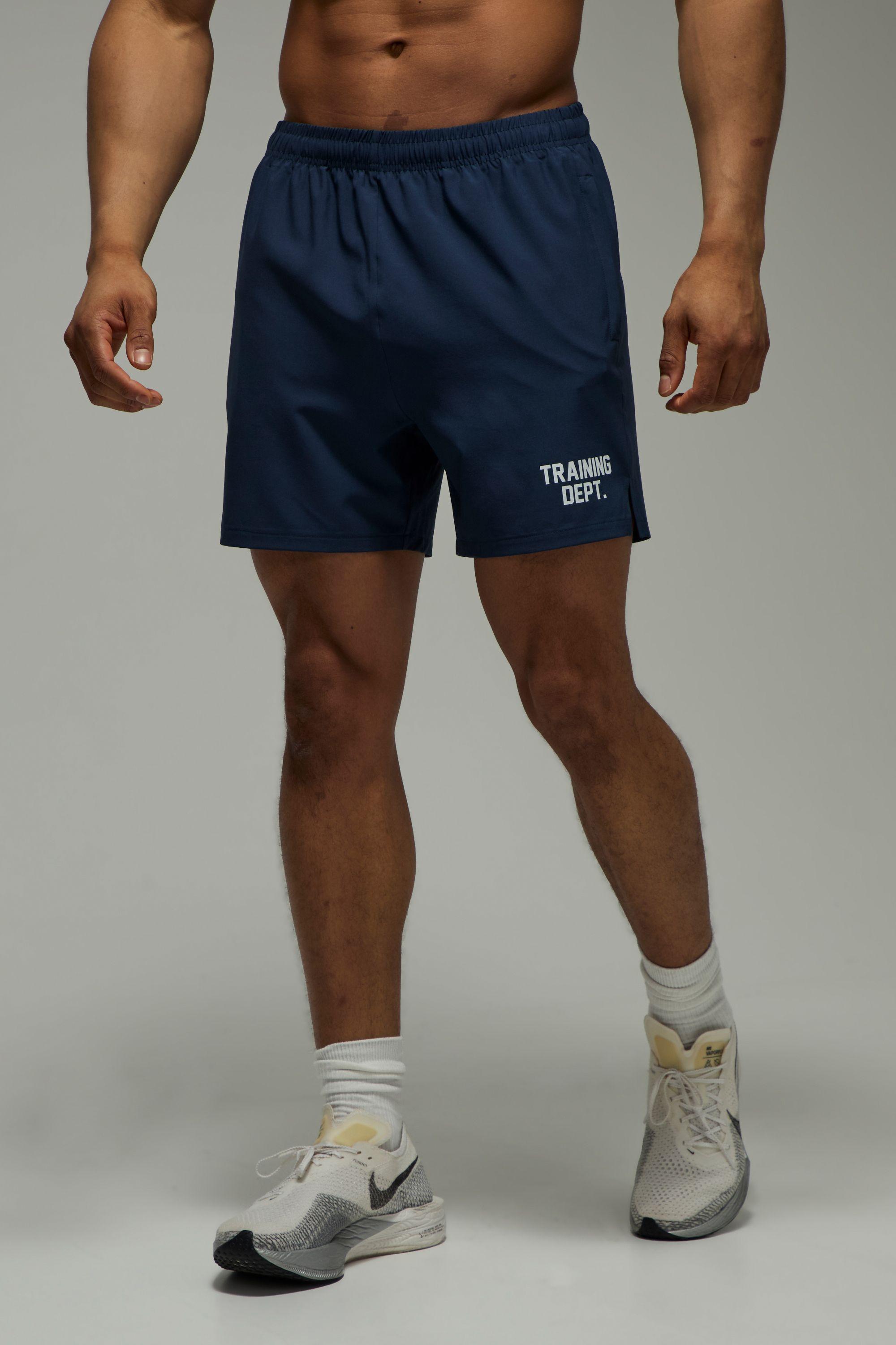 Training Dept Stretch Woven 5inch Short by BOOHOOMAN